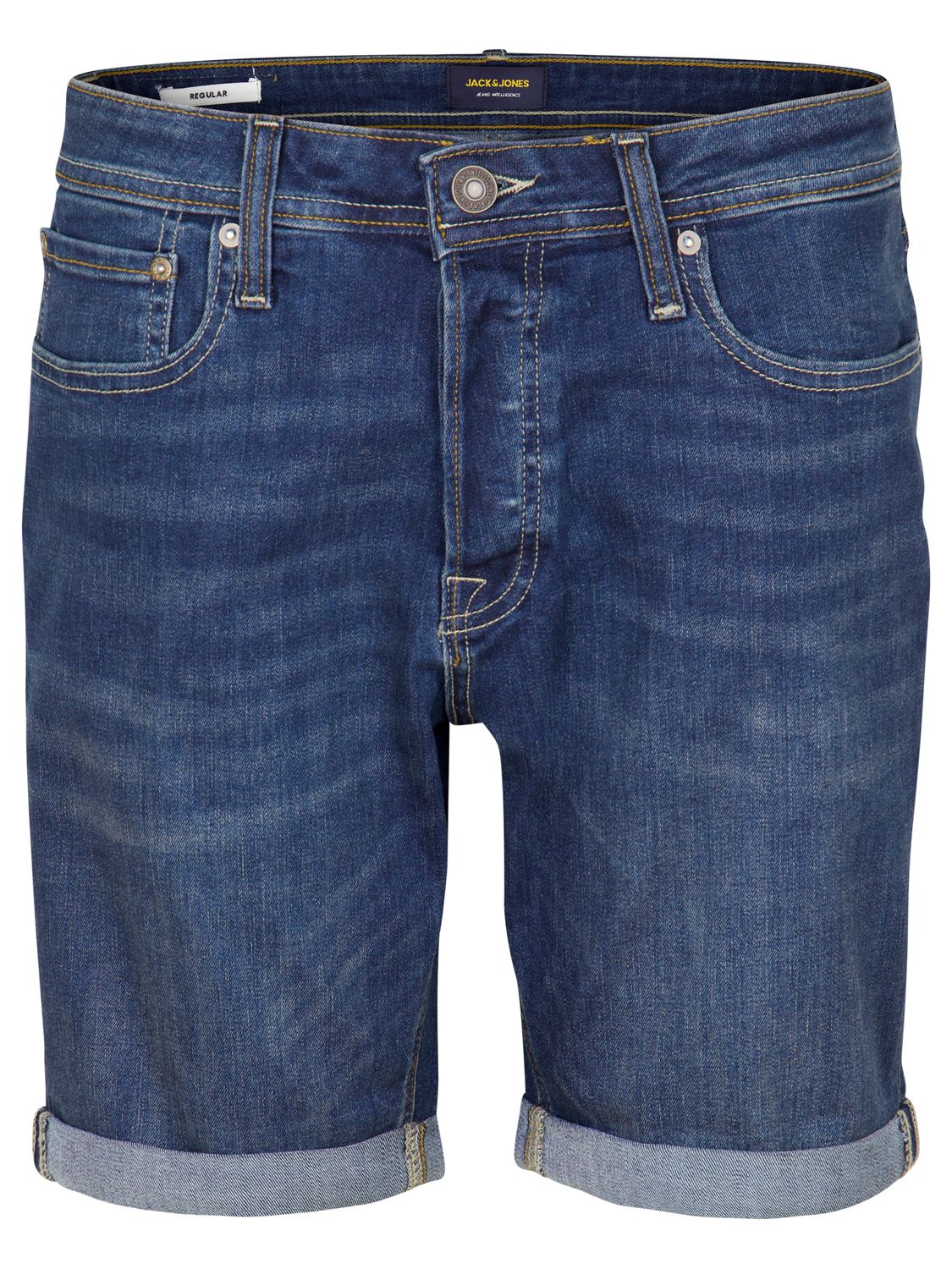 Jack & Jones Jeans Shorts Herren Stretch Kurz Regular Fit JJIRICK