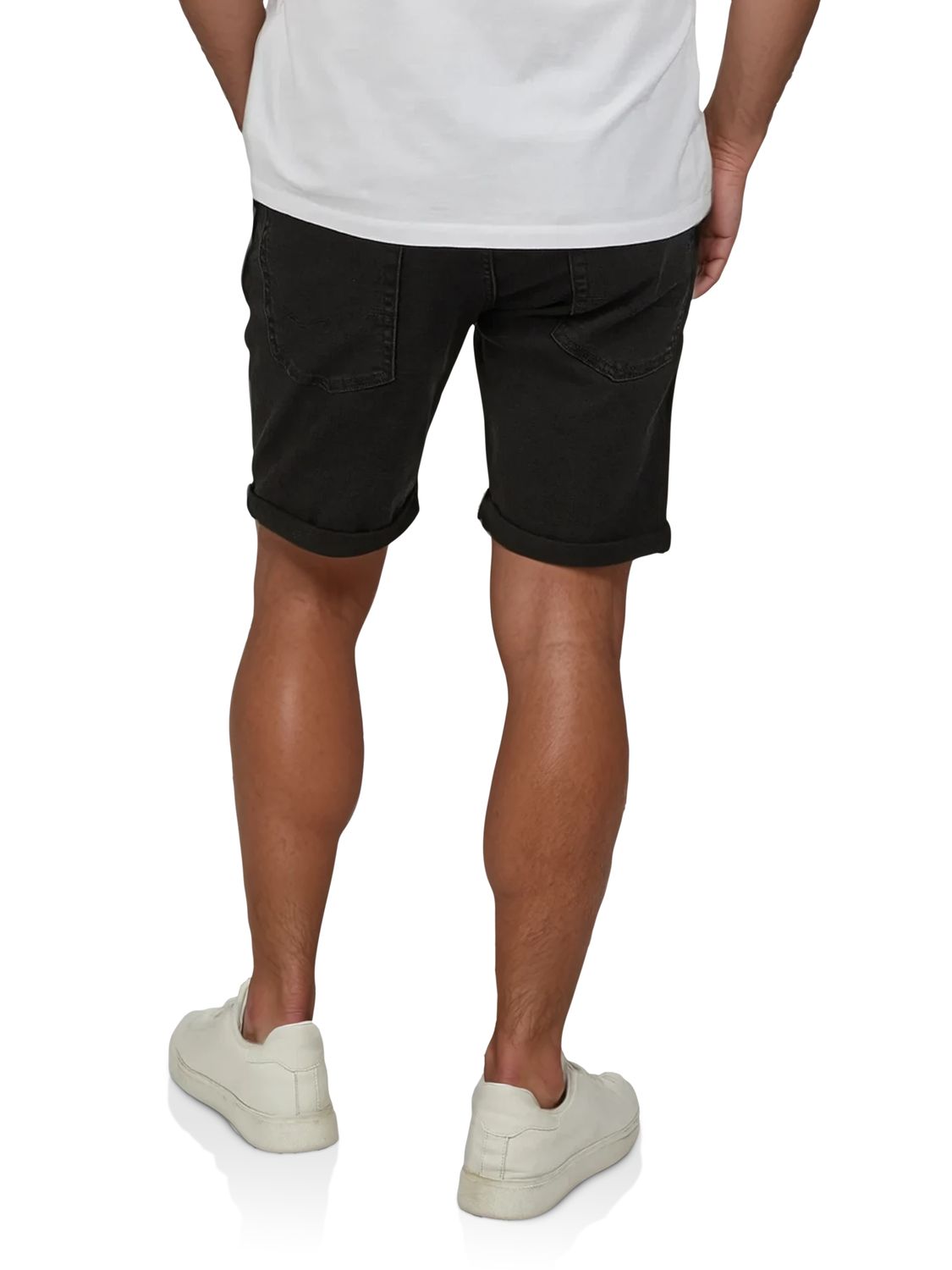 Jack & Jones Jeans Shorts Herren Stretch Kurz Regular Fit JJIRICK günstig online kaufen