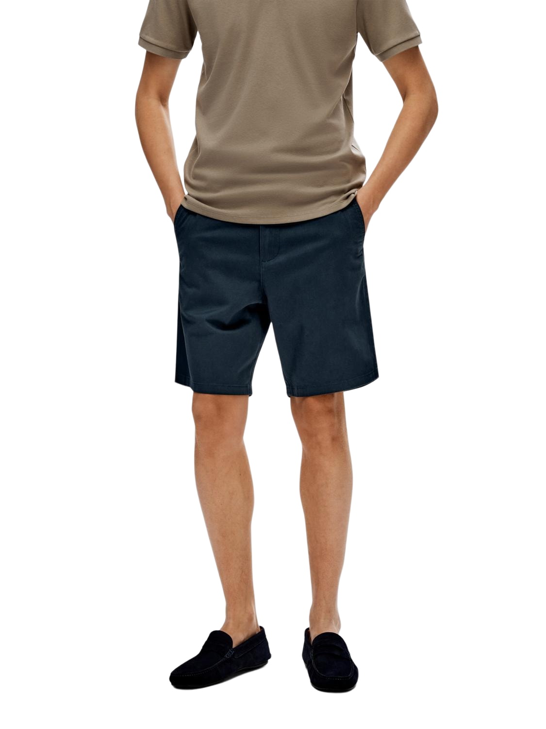 Selected Herren Chino Shorts SLHREGULAR BILL FLEX Regular Fit