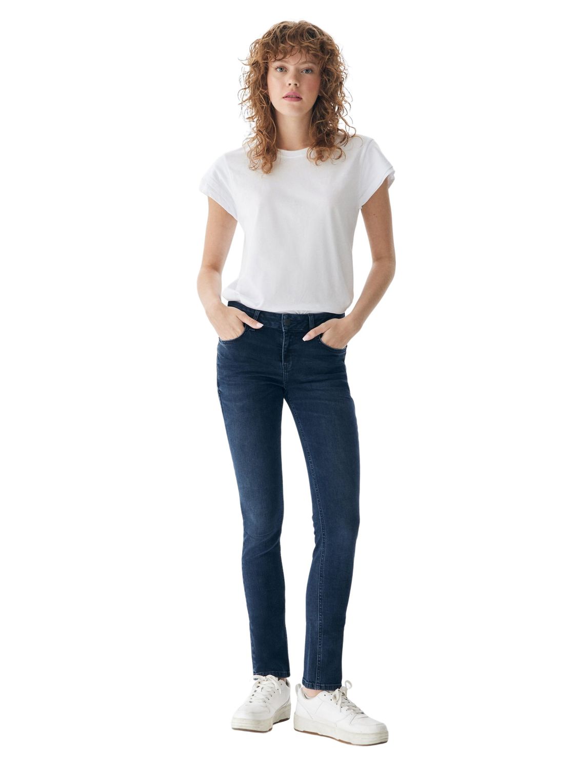 LTB Damen Jeans ASPEN Y Slim Fit - Blau - Solane X Wash