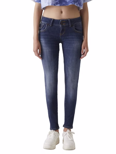 LTB Damen Jeans MOLLY M Super Slim Fit - Blau - Morava Undamaged Wash LTB Damen Jeans MOLLY M Super Slim Fit - Blau - Morava Undamaged Wash