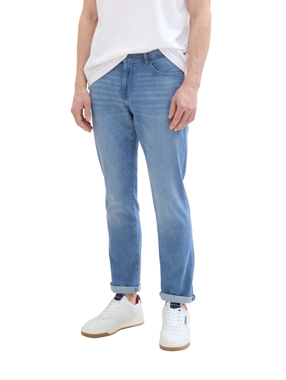 Tom Tailor Herren Jeans JOSH - Slim Fit - Blau - Light Mid Stone Blue Denim