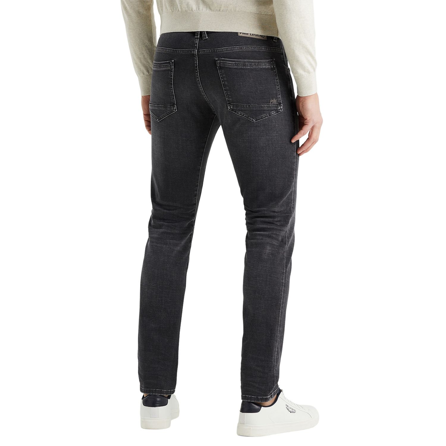 PME Legend Herren Jeans TAILWHEEL - Slim Fit - Grau - Mid Dark Grey günstig online kaufen