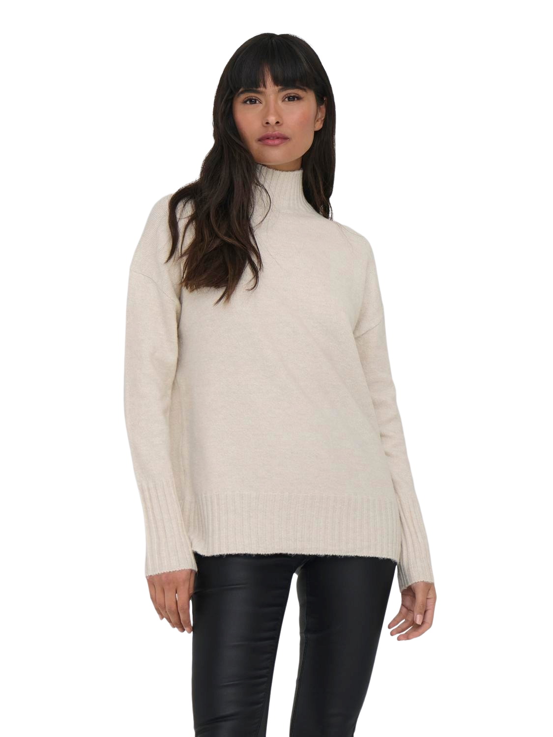 Only Damen Highneck Pullover ONLGABRIEL LIFE - Relaxed Fit