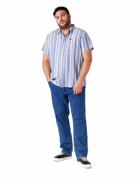 Wrangler Herren Jeans GREENSBORO - Regular Fit - Blau - The Stone Ride Wrangler Herren Jeans GREENSBORO - Regular Fit - Blau - The Stone Ride