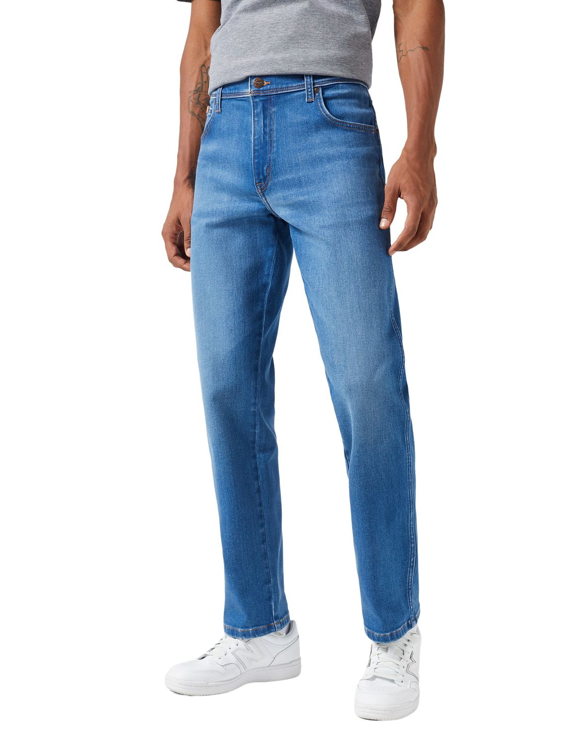 Wrangler Herren Jeans TEXAS - Regular Fit - Blau - Rustic