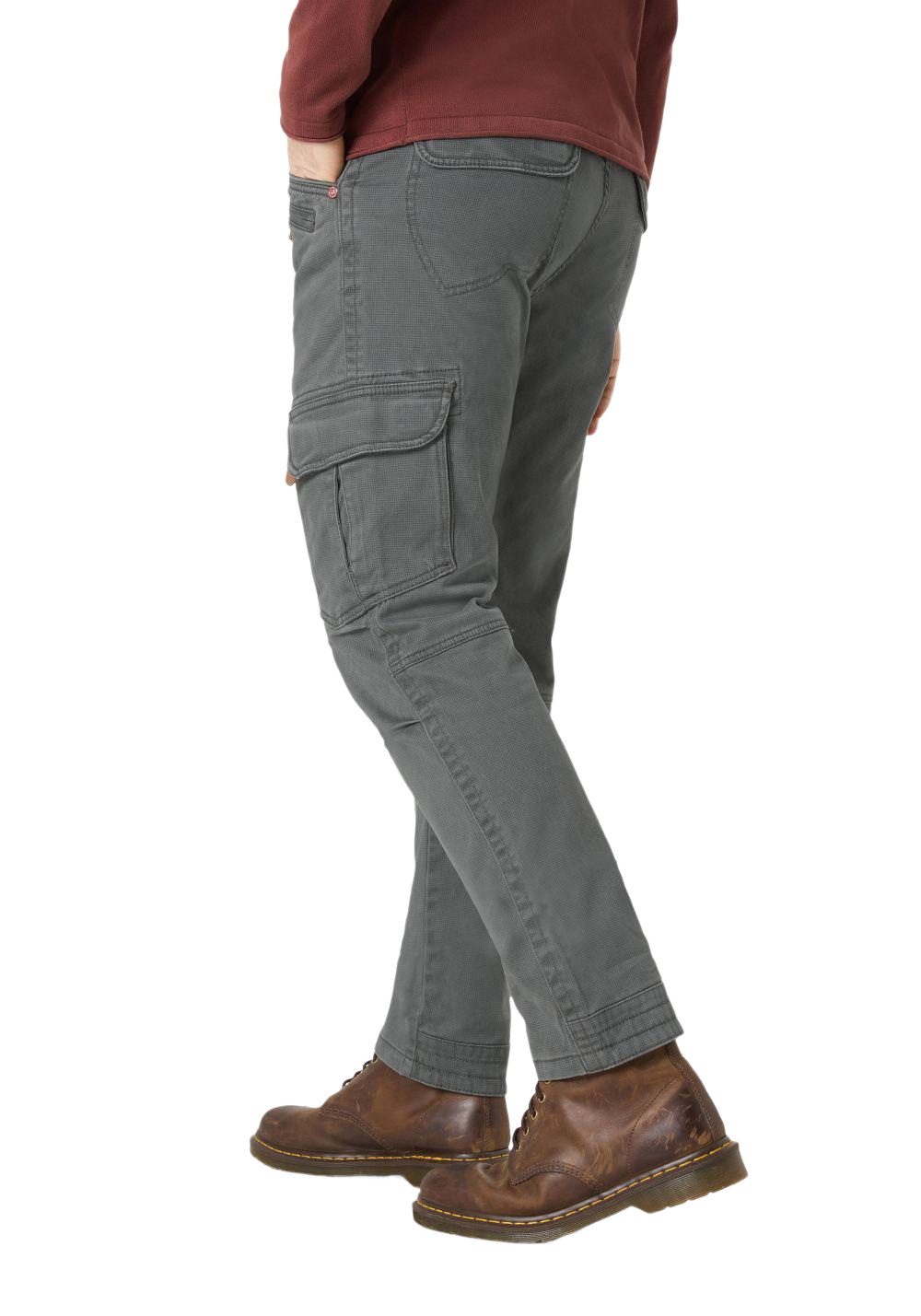 Timezone Herren Cargo Hose REGULAR BENTZ - Regular Fit - Braun Grau Grün Bl günstig online kaufen