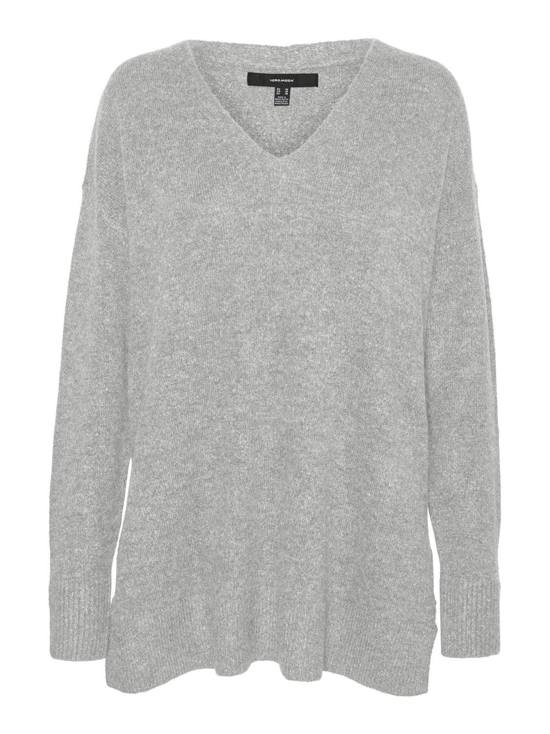 Vero Moda Damen Strickpullover VMFILUCA V-NECK - Relaxed Fit