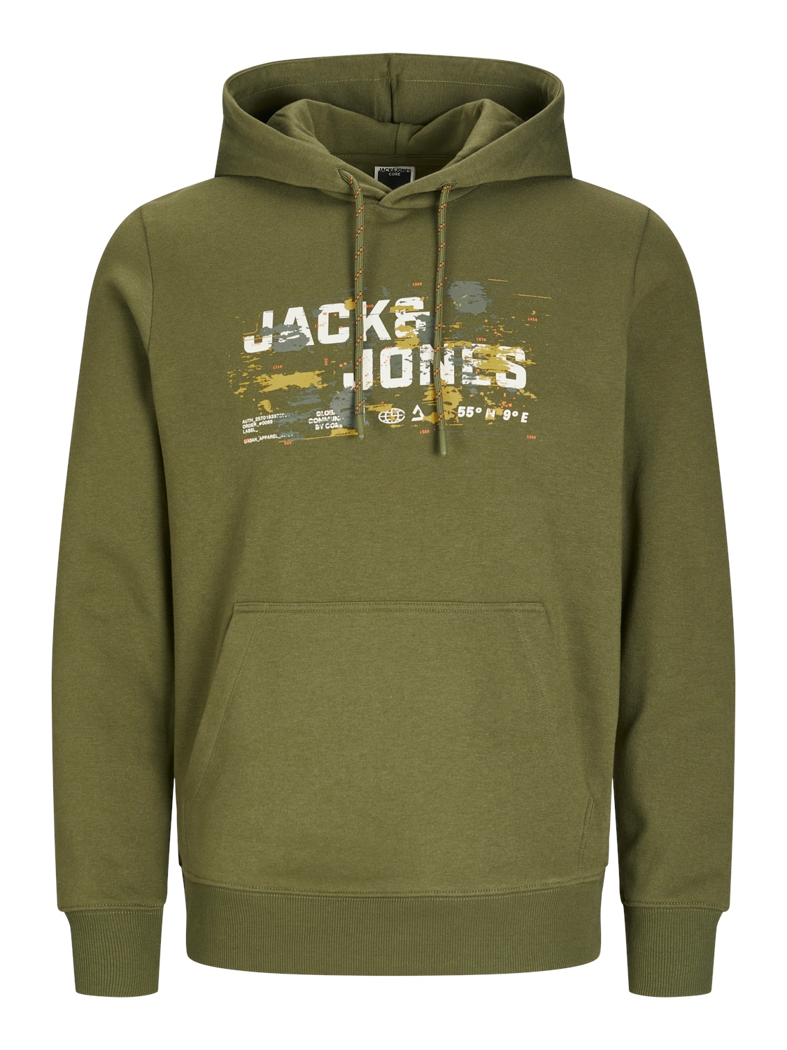 Jack & Jones Herren Hoodie Kapuzenpullover JCOOUTDOOR LOGO- Regular Fit