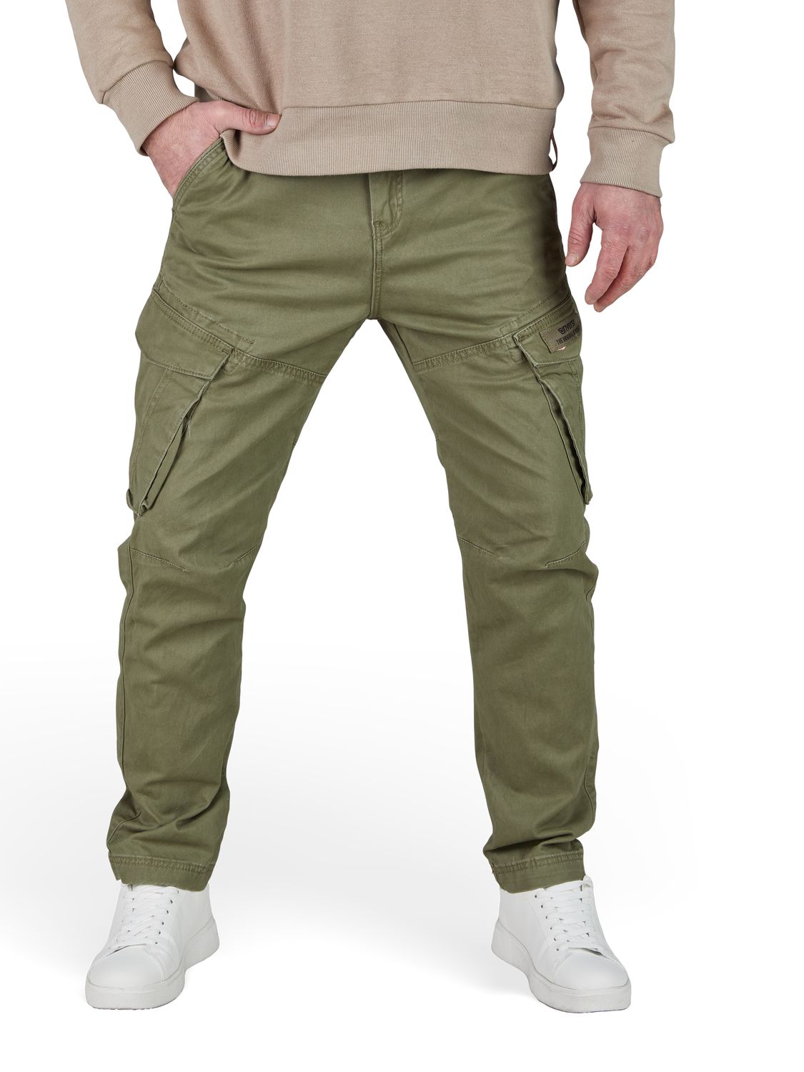 riverso Cargohose Herren Stretch Tapered Fit RIVNick