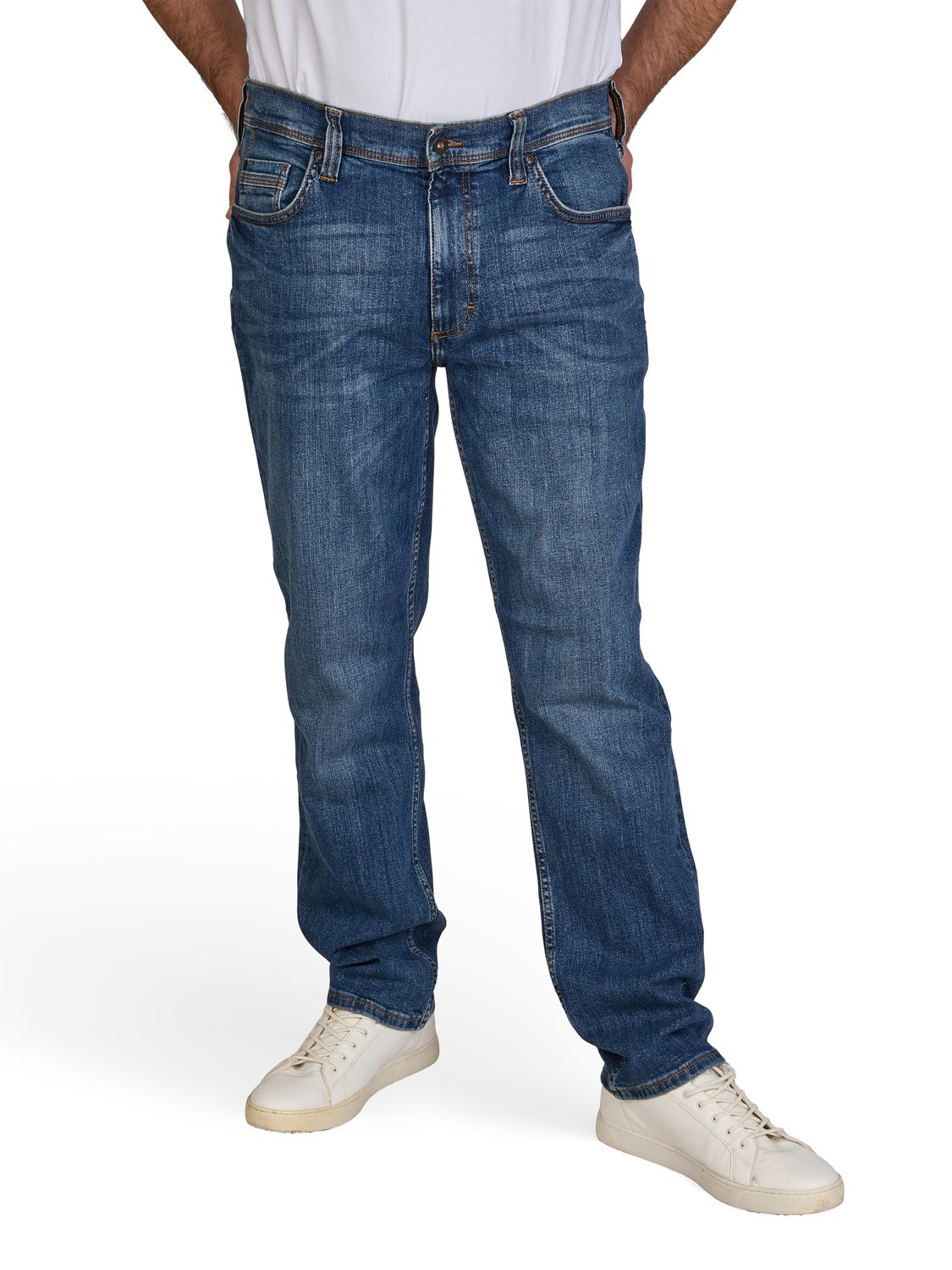 Mustang Jeans Herren Stretch lang Straight Fit Washington