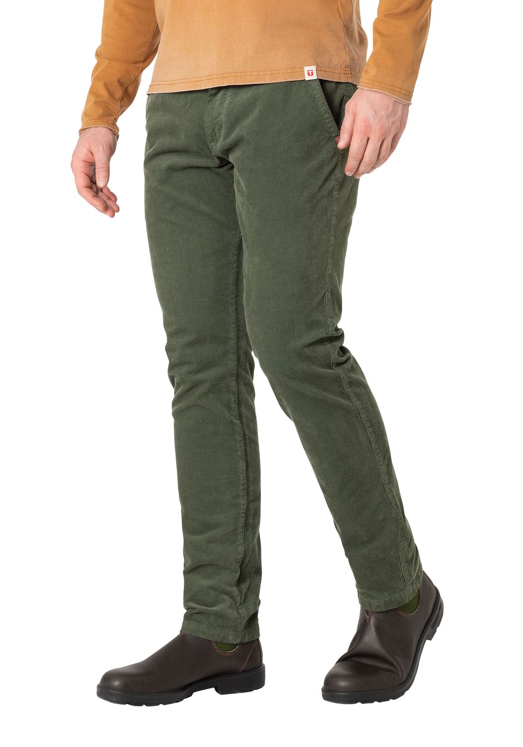 TIMEZONE Herren Chino Hose REGULAR LUITZ - Regular Fit - Grau Braun Grün