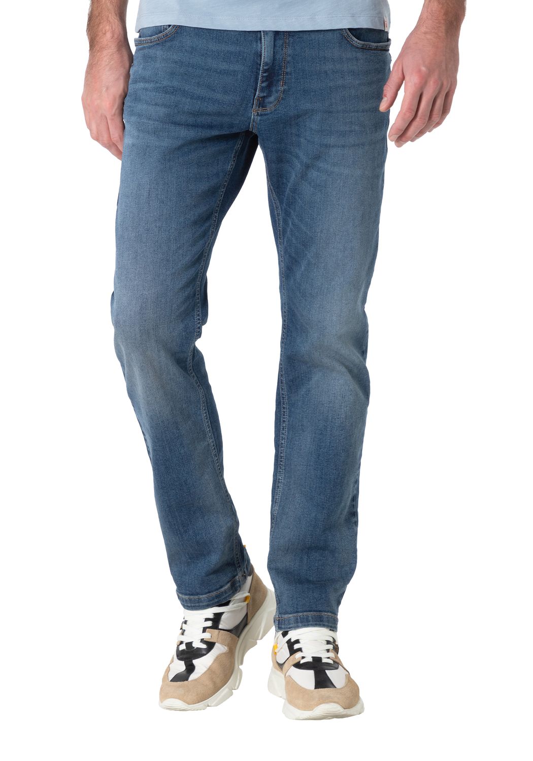 TIMEZONE Herren Jeans SLIM EDUARDOTZ - Slim Fit - Blau - Posh Blue Wash