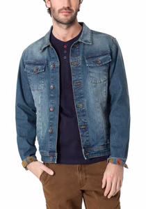TIMEZONE Herren Jeansjacke DENIM JACKET - Regular FitBlau
