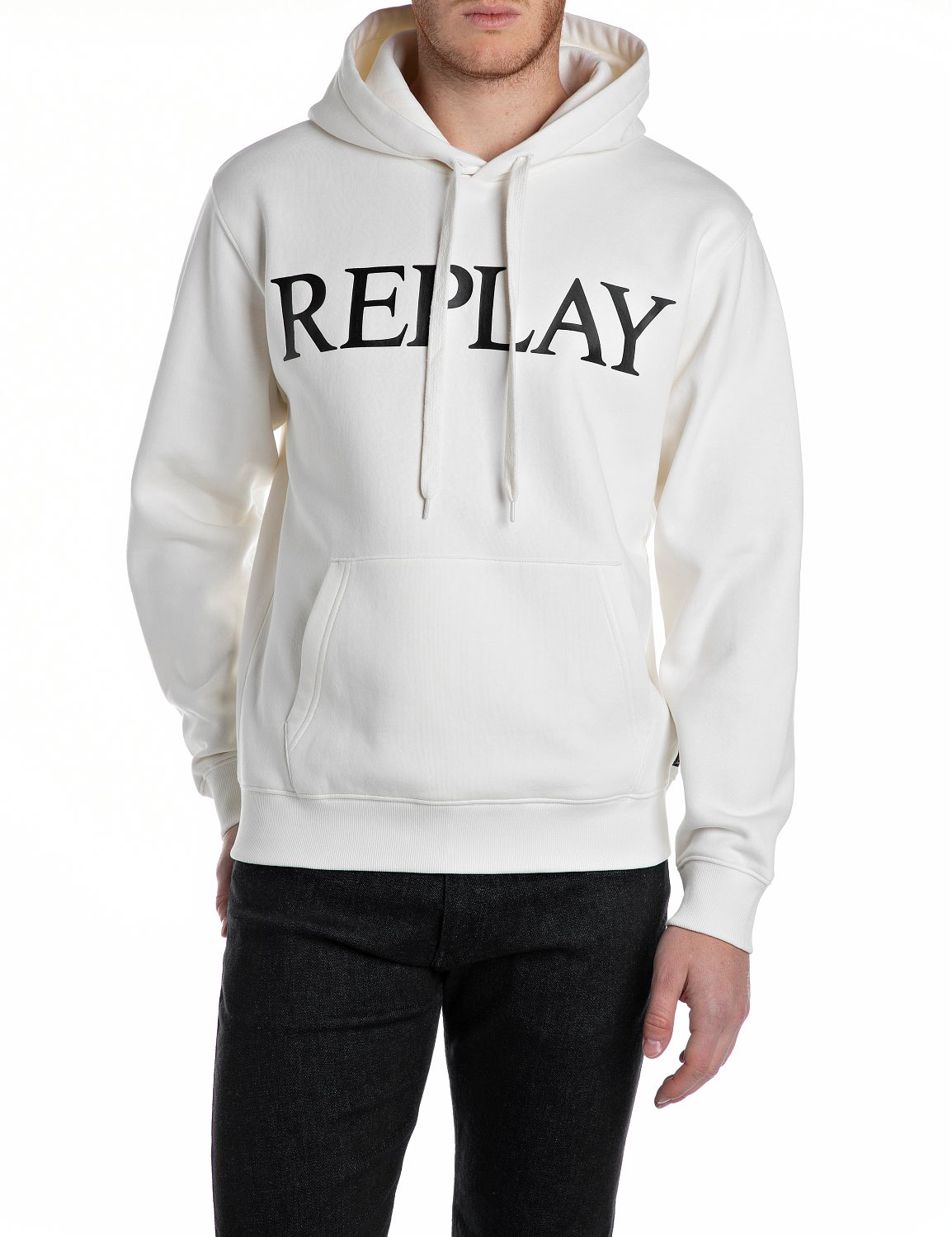 Replay Herren Hoodie Kapuzenpullover BRUSHED FLEECE - Regular Fit