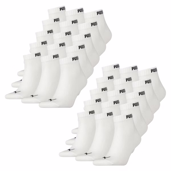 Quartersocken - PUMA HERREN DAMEN UNISEX QUARTER CLYDE 30er Pack Quartersocken - PUMA HERREN DAMEN UNISEX QUARTER CLYDE 30er Pack