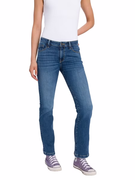 Cross Jeans Damen Jeans LAUREN - Bootcut  - Blau - Blue Used Cross Jeans Damen Jeans LAUREN - Bootcut  - Blau - Blue Used