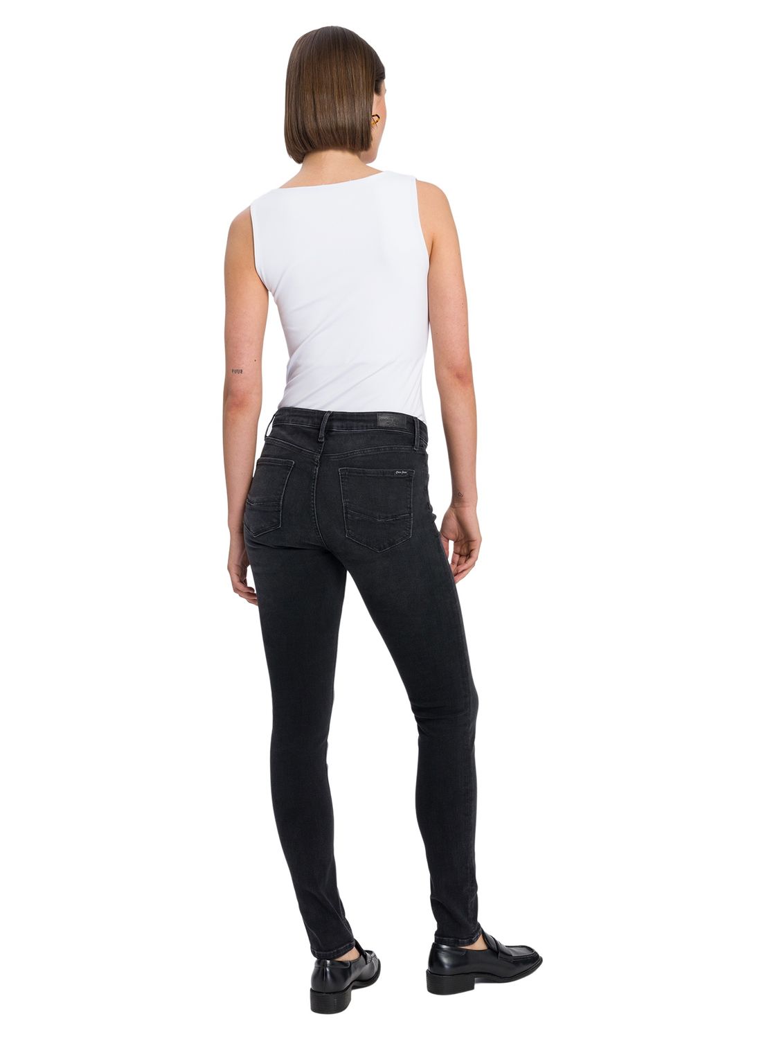 Cross Jeans Damen Jeans ALAN - Skinny Fit - Grau - Anthrazite günstig online kaufen