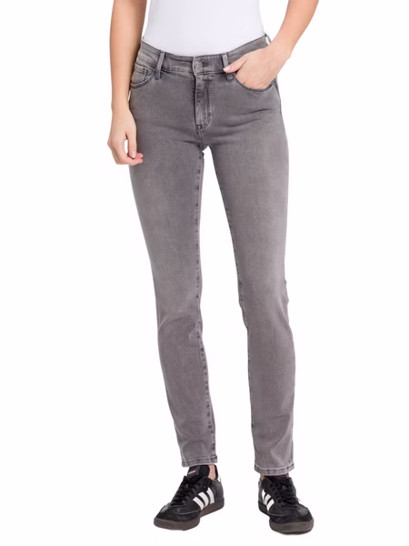 Cross Jeans Damen Jeans ANYA - Slim Fit  - Grau - Grey Cross Jeans Damen Jeans ANYA - Slim Fit  - Grau - Grey