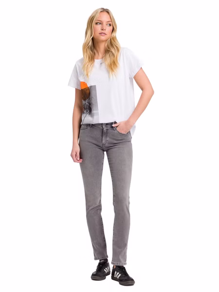 Cross Jeans Damen Jeans ANYA - Slim Fit  - Grau - Grey Cross Jeans Damen Jeans ANYA - Slim Fit  - Grau - Grey