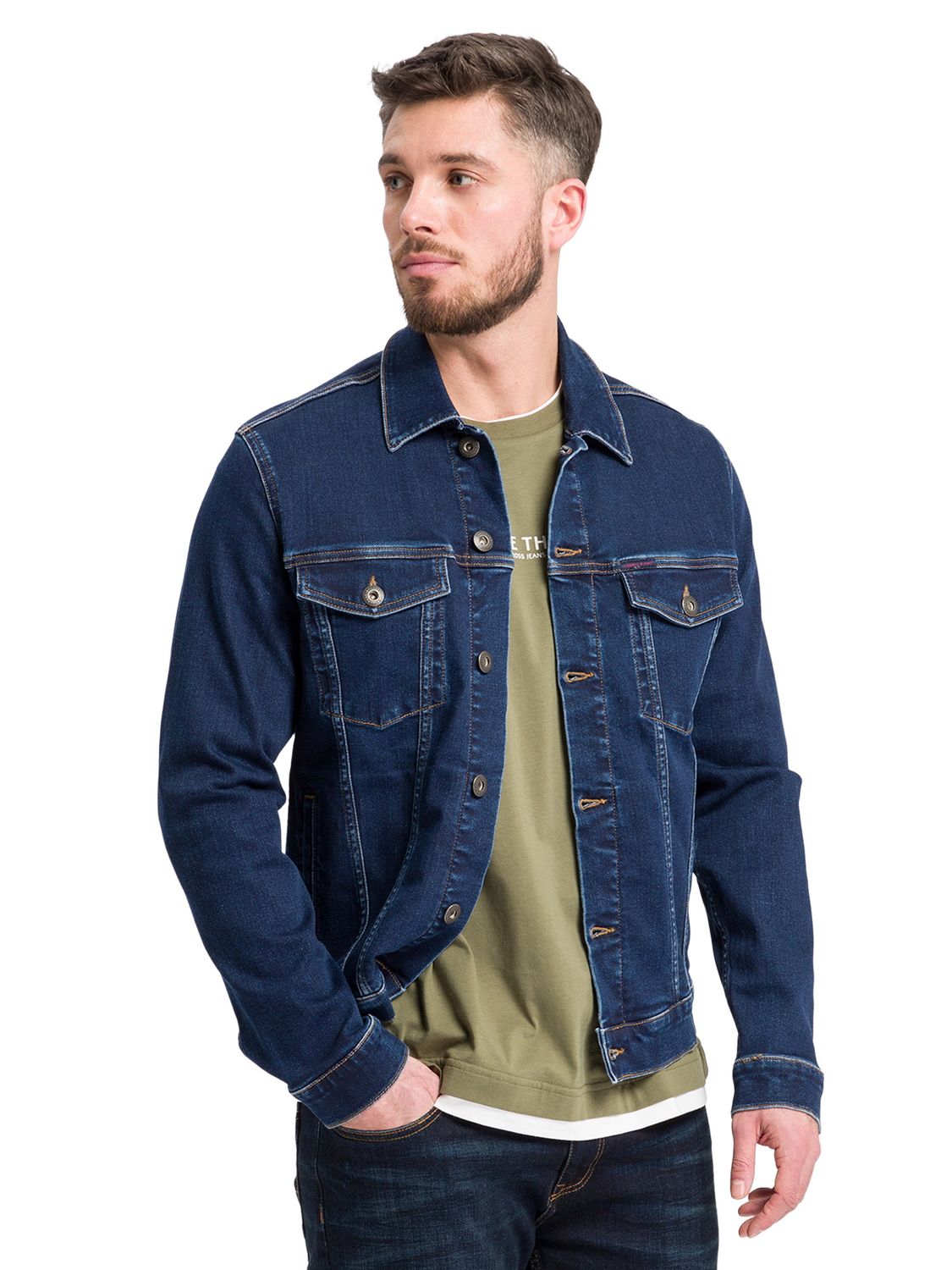 Cross Jeans Herren Jeansjacke DENIM JACKET - Regular Fit