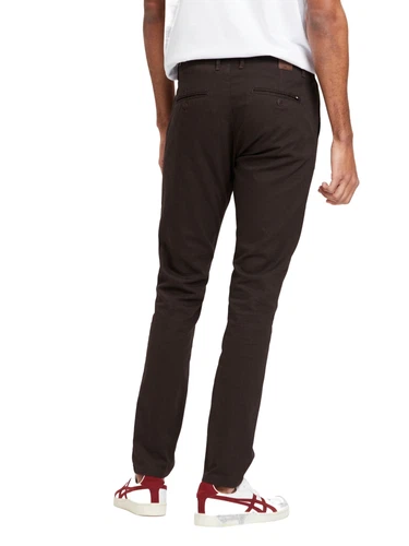 Cross Jeans Herren SLIM TAPERED CHINO Hose Tapered Fit Braun Brown