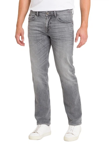 Cross Jeans Herren Jeans ANTONIO - Relaxed Fit - Grau - Light Grey Used