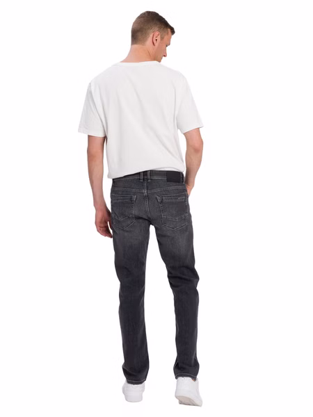 Cross Jeans Herren Jeans ANTONIO - Relaxed Fit - Grau - Dark Grey Used Cross Jeans Herren Jeans ANTONIO - Relaxed Fit - Grau - Dark Grey Used