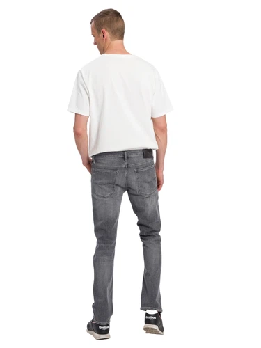 Cross Jeans Herren Jeans DAMIEN - Slim Fit - Grau - Light Grey Used