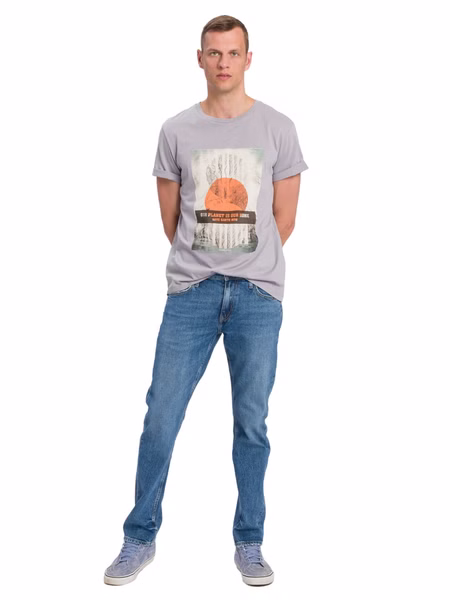 Cross Jeans Herren Jeans DAMIEN - Slim Fit - Blau - Vintage Blue Cross Jeans Herren Jeans DAMIEN - Slim Fit - Blau - Vintage Blue