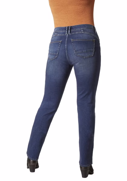 Paddock`s Damen Jeans LIA Motion & Comfort - Slim Fit - Blau - Blue Stone Used Moustache Paddock`s Damen Jeans LIA Motion & Comfort - Slim Fit - Blau - Blue Stone Used Moustache