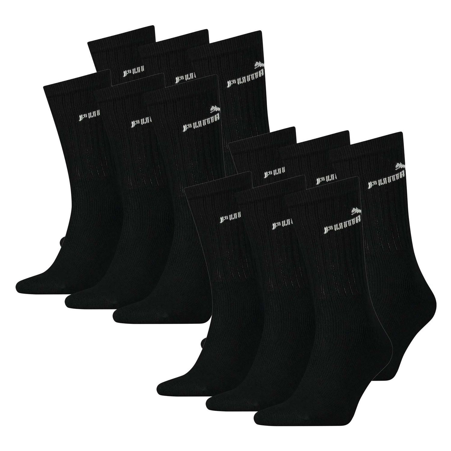 PUMA Unisex Sport Socken CLASSIC SPORT CREW 12er Pack 18er Pack 30er Pack