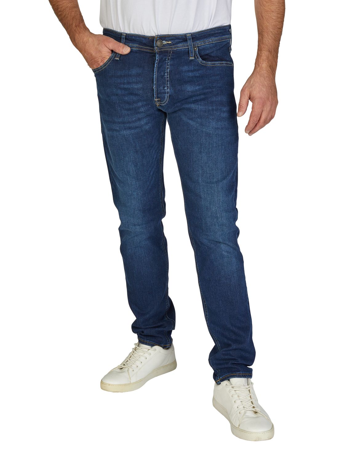 Jack & Jones Jeans Herren Stretch lang Straight Fit JJICLARK