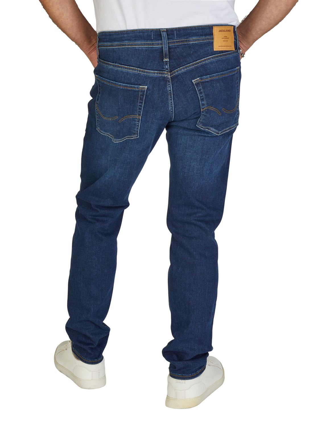 Jack & Jones Jeans Herren Stretch lang Straight Fit JJICLARK