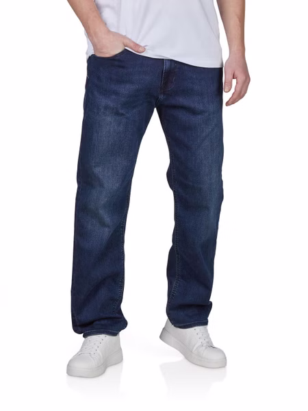 Jack & Jones Jeans Herren Stretch lang Straight Fit JJICLARK Jack & Jones Jeans Herren Stretch lang Straight Fit JJICLARK