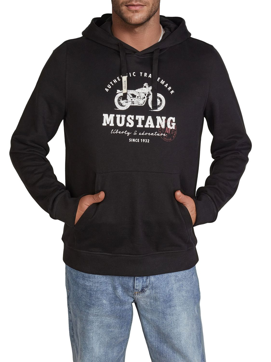 Mustang Hoodie Herren Bennet Regular Fit