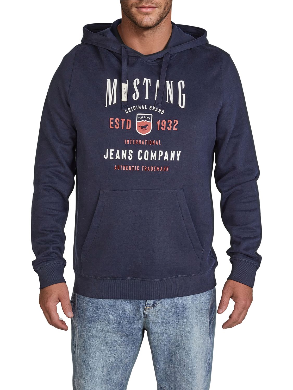 Mustang Hoodie Herren Bennet Regular Fit