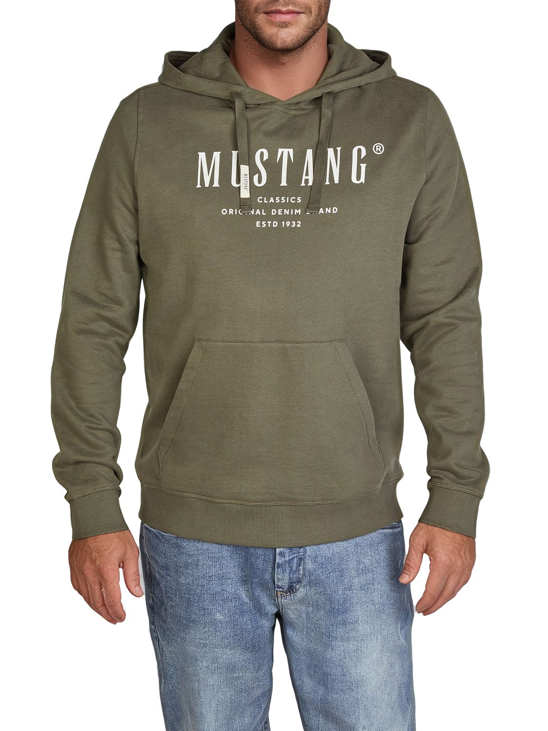 Mustang Hoodie Herren Bennet Regular Fit