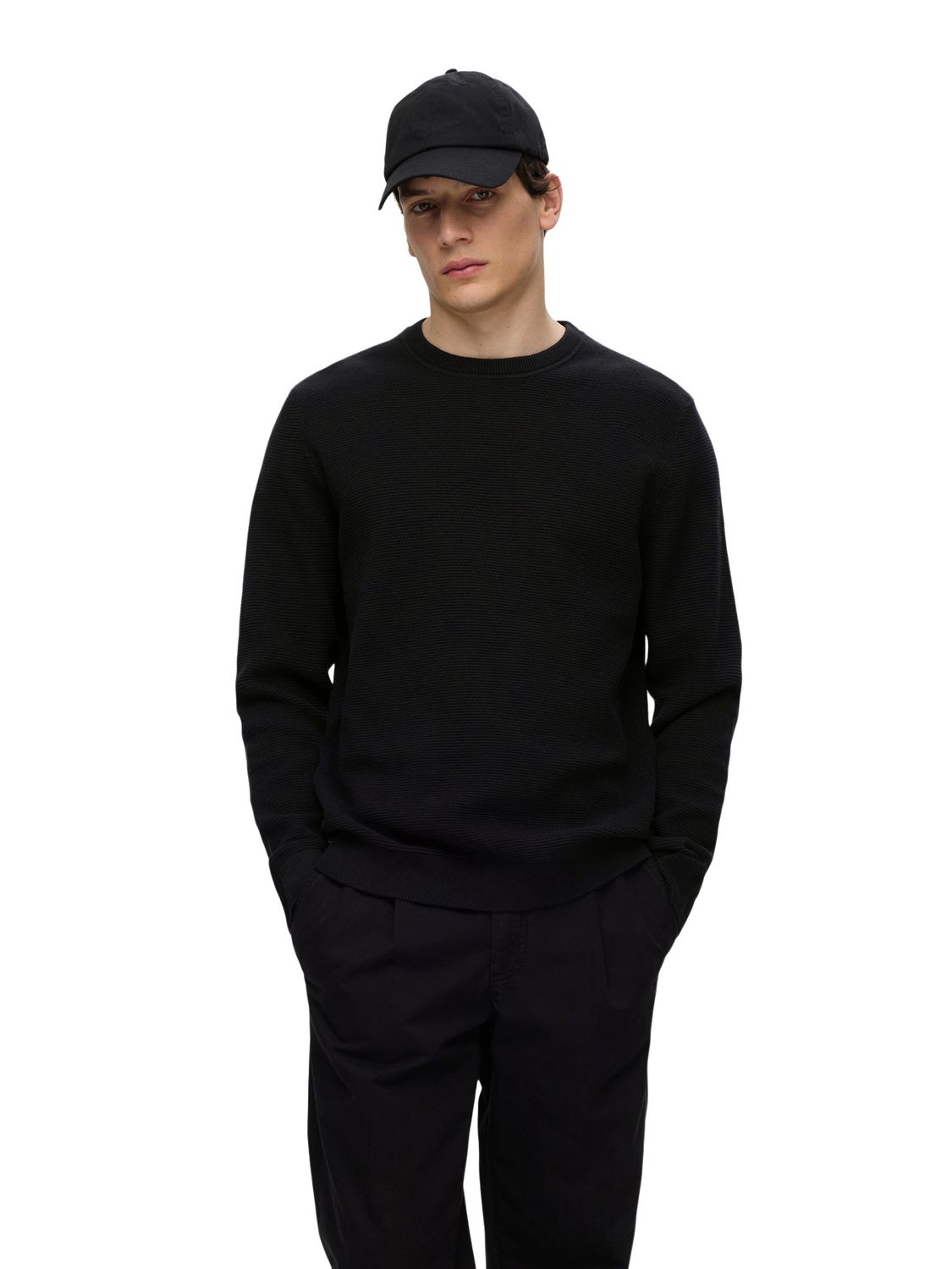 Selected Herren Rundhals Pullover SLHROSS - Regular Fit