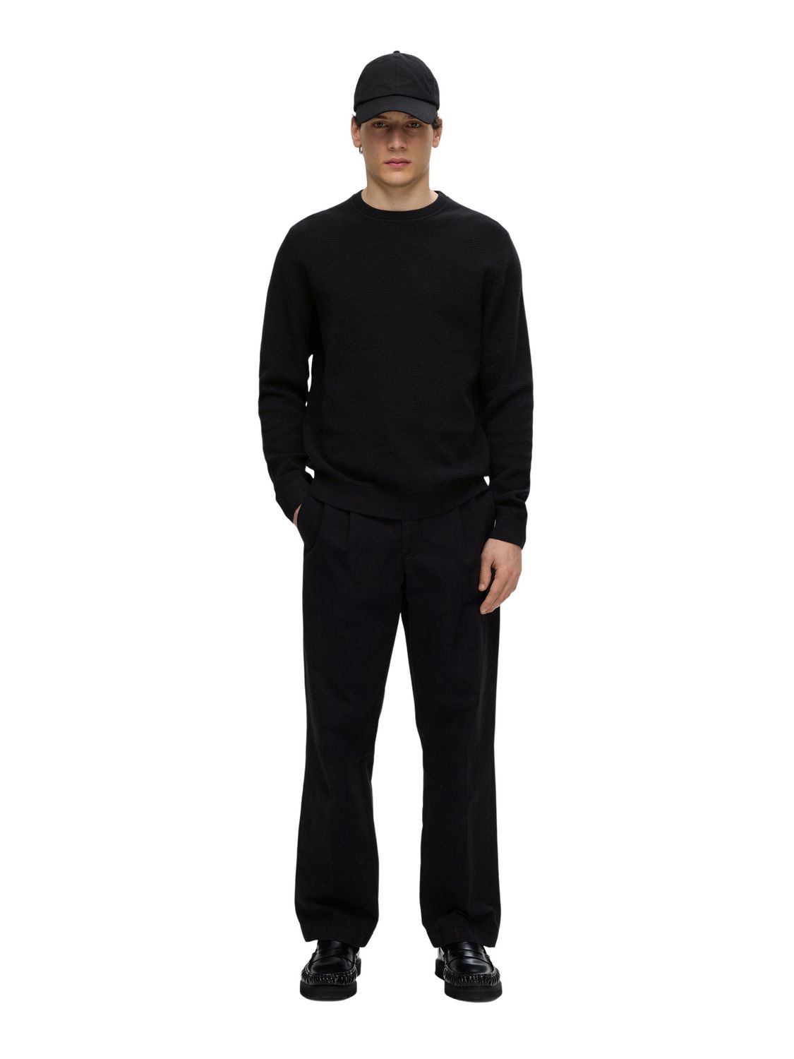 Selected Herren Rundhals Pullover SLHROSS - Regular Fit günstig online kaufen