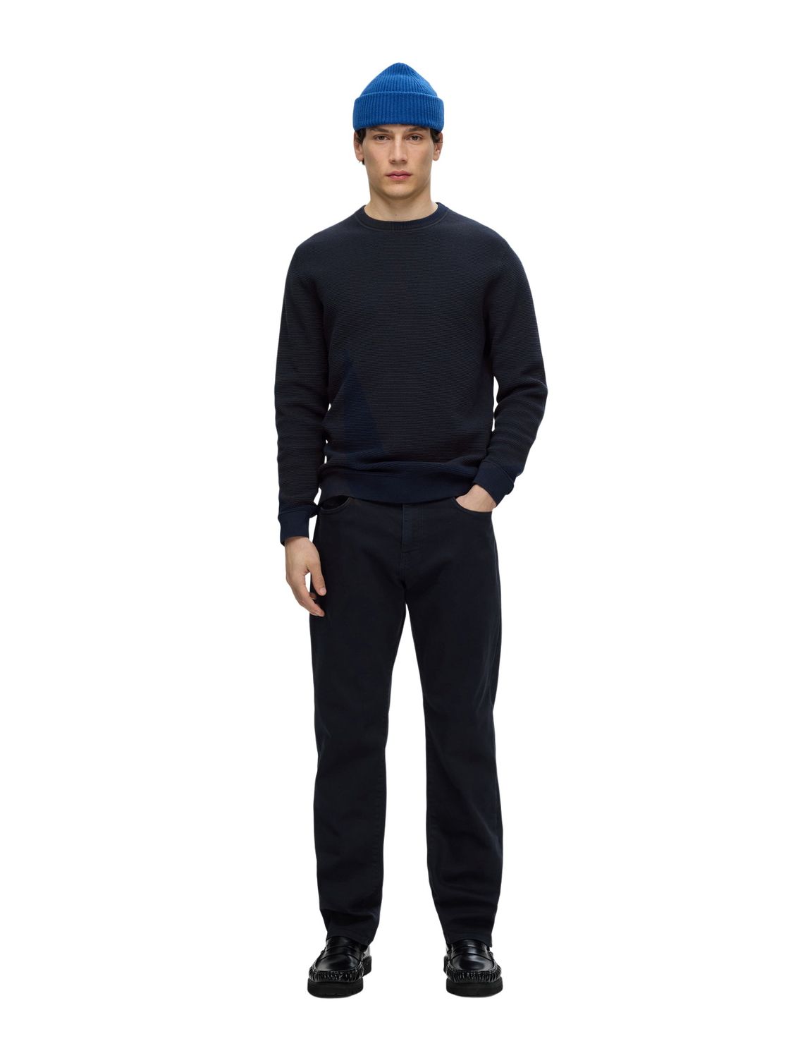 Selected Herren Rundhals Pullover SLHROSS - Regular Fit günstig online kaufen