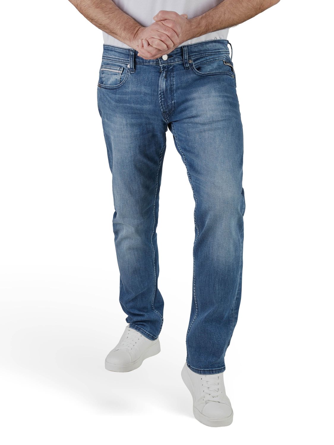 Replay Jeans Herren Stretch Straight Fit Grover