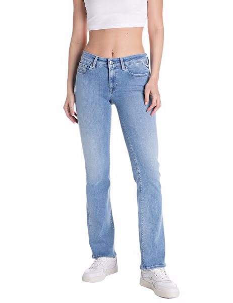 Replay Damen Jeans NEW LUZ BOOTCUT  - Blau- Light Blue Denim Replay Damen Jeans NEW LUZ BOOTCUT  - Blau- Light Blue Denim