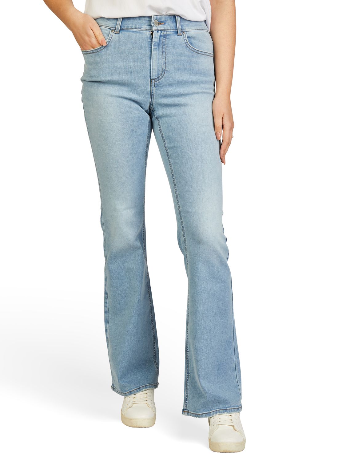 Only Jeans Damen Weites Bein Stretch Schlaghose Flared Fit ONLBLUSH