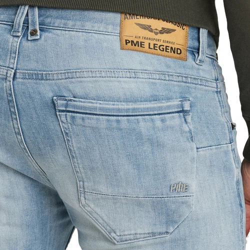 PME Legend Herren Jeans NIGHTFLIGHT - Low Waist - Regular Fit - Blau Grau