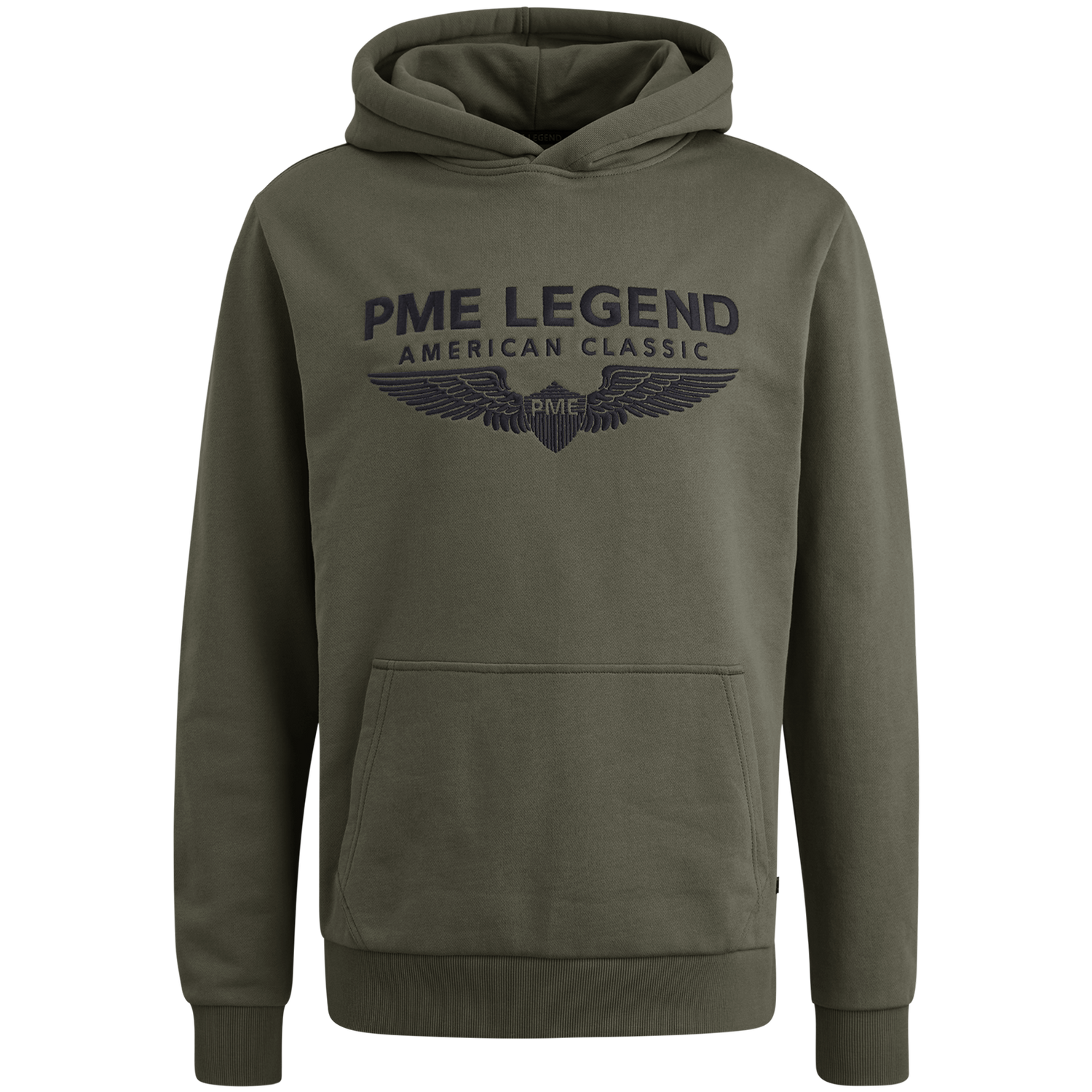 PME Legend Herren Kapuzenpullover Hoodie HOODED SOFT TERRY WITH LOGO - Regular Fit