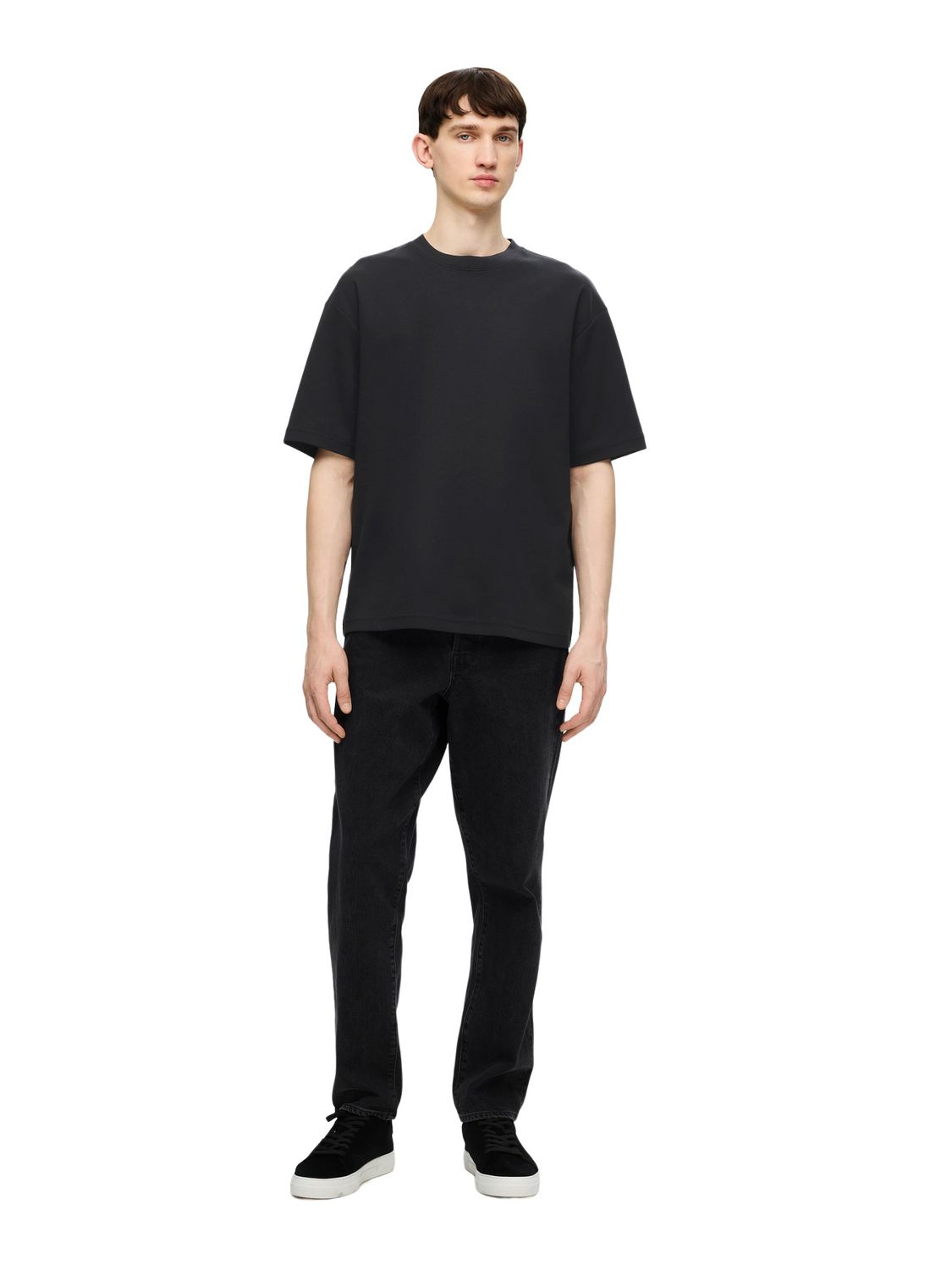 Selected Homme Herren Rundhals T-Shirt SLHLOOSEOSCAR - Relaxed Fit günstig online kaufen