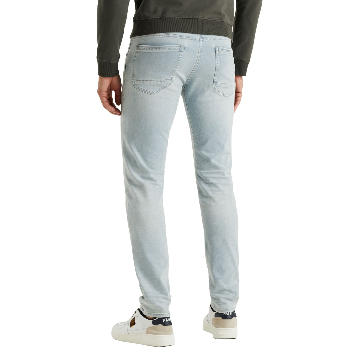 PME Legend Herren Jeans TAILWHEEL - Low Waist - Slim Fit - Grau Blau günstig online kaufen