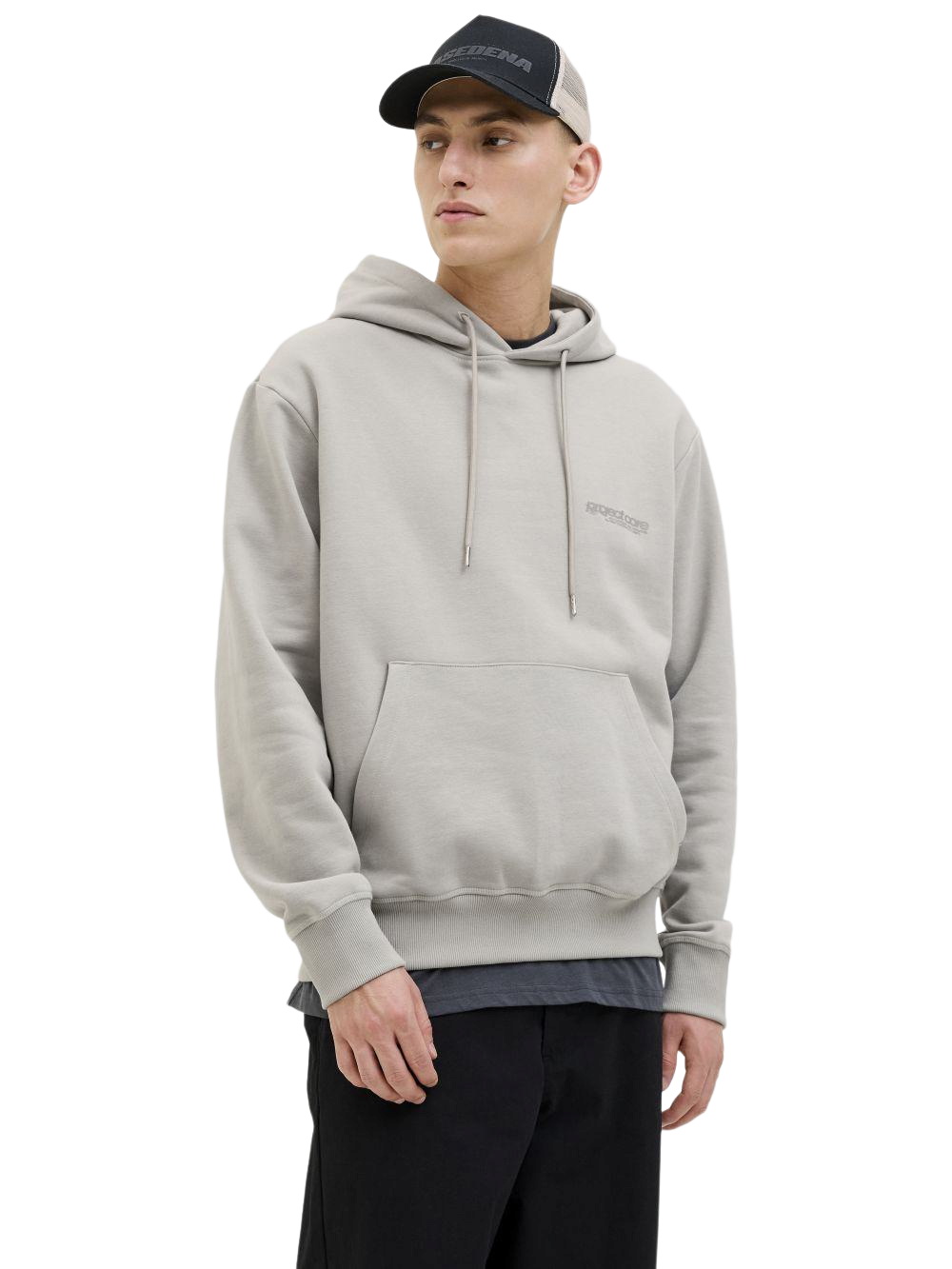 Jack & Jones Herren Hoodie Kapuzenpullover JCOUNION PRINT SWEAT HOOD- Relax günstig online kaufen