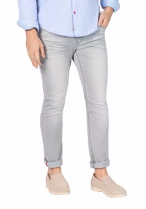 TIMEZONE Herren Jeans SLIM EDUARDOTZ Mid Waist - Slim Fit - Blau GrauGrau